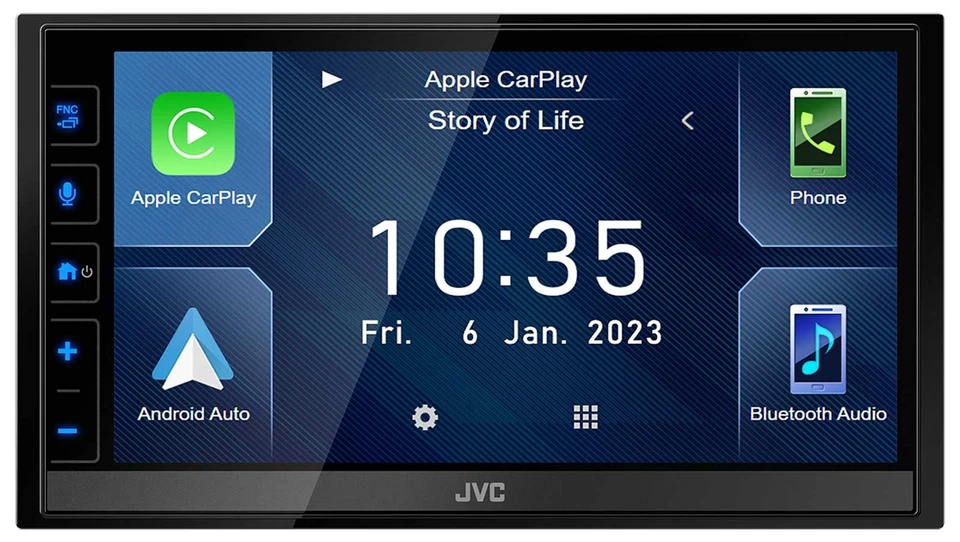 JVC DAB Bluetooth Lenkrad USB 2DIN Autoradio für Nissan Cube Frontier Juke Navar - Bild 2 von 4