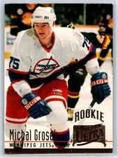 1994-95 Fleer Ultra Michal Grosek Rookie Winnipeg Jets RC #393
