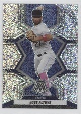 2022 Panini Mosaic White Sparkle Mosaic Prizm Jose Altuve #101 0bt4