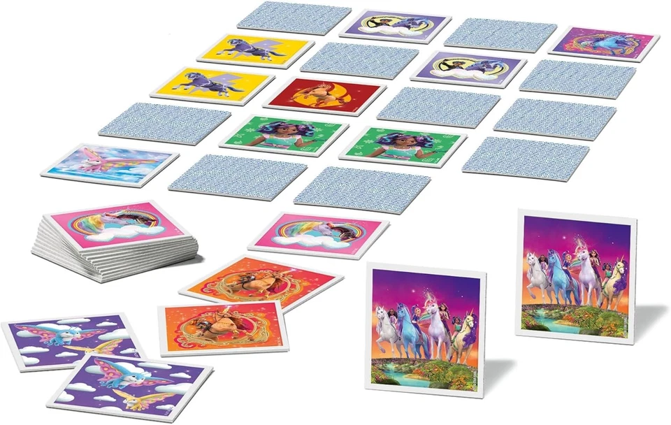 Ravensburger Unicorn Academy Mini Memory Game for Kids Age 3 Years Up - 2 to 6 P - Photo 4/4