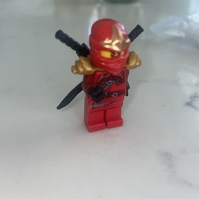 Lego Ninjago Kai Minifigure Red w/ Gold Shoulder (9441, 9449)