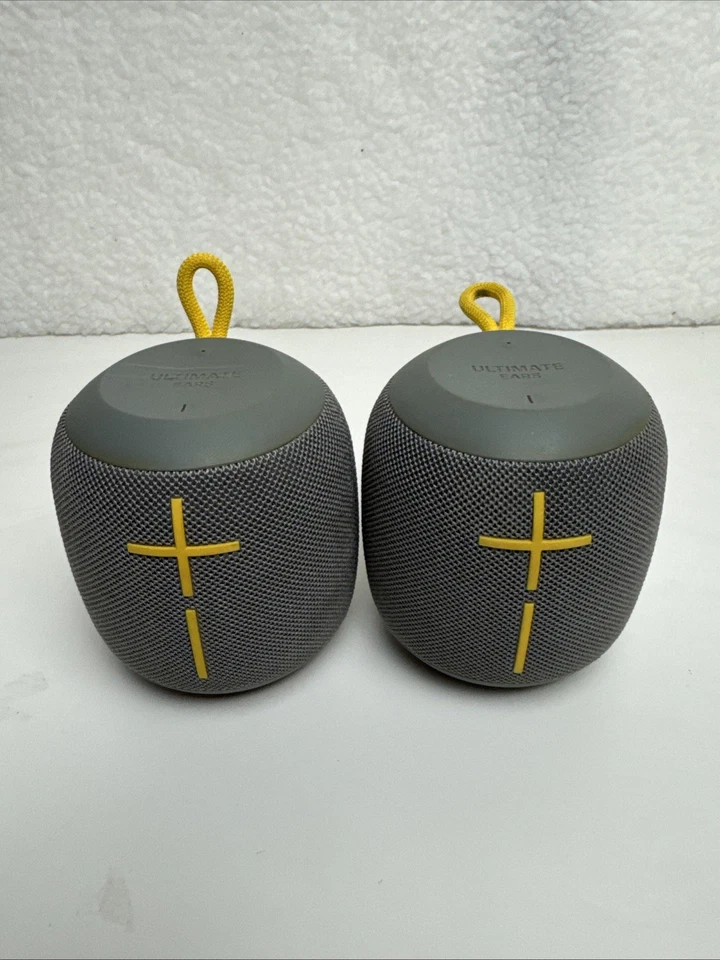 Лот из 2 Ultimate Ears UE Wonderboom S-00163 портативный Bluetooth-динамик серый VGC - Изображение 2 из 4