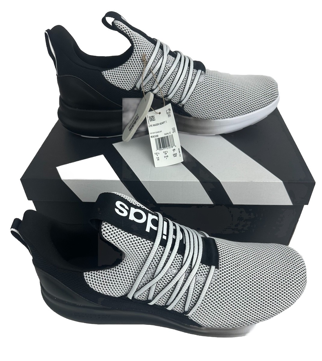 adidas Men's Lite Racer Adapt Cloudfoam Running Shoes, IE6330