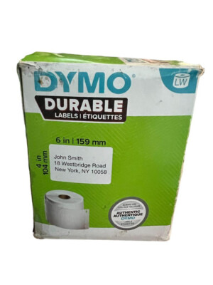 DYMO 2112287 Original Etikett für LabelWriter 104mm x 159mm Permanent Etiketten