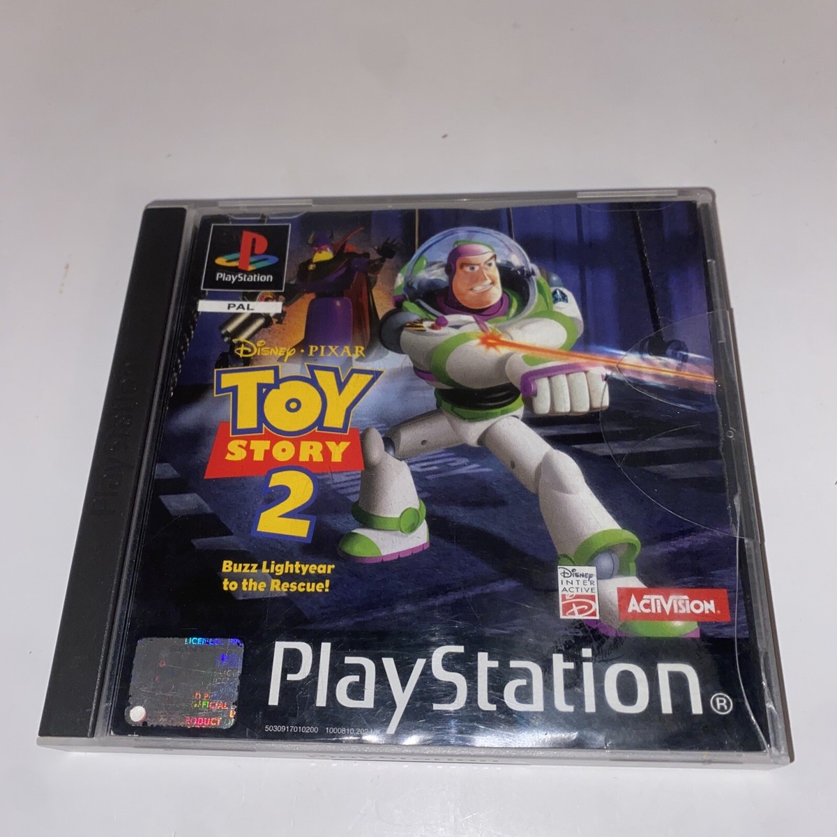 Toy Story Buzz Lightyear to the Rescue PlayStation PS1 Game sticker  sealed - Main Image