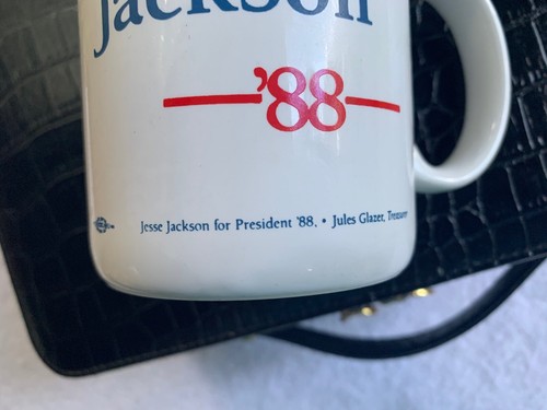 Jesse Jackson For President Mug 1988 Political Campaign Memorabilia Ceramic VTG - Picture 5 of 8