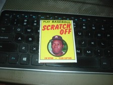 1971 Topps Scratch Off Insert Red Interior Unscratched Jim Wynn Astros