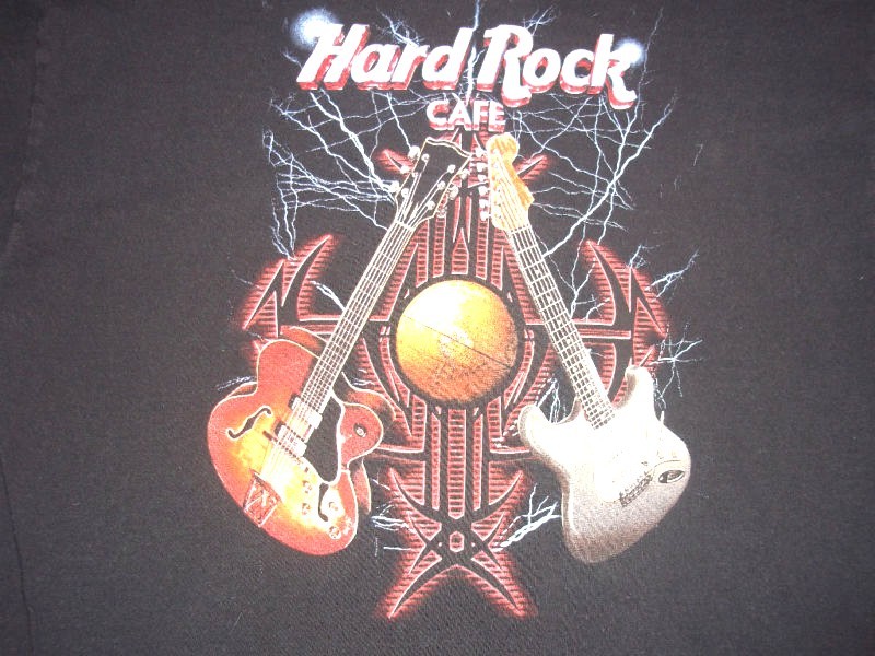 T-shirt Hard Rock Cafe San Antonio – Noir – Manches Courtes – Taille L – état Très Bon
