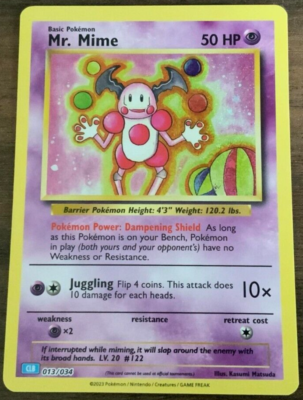 Mr. Mime CLB 013/034 Classic Collection - Pokemon [Near Mint