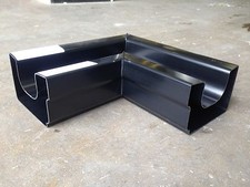Twinplas Gutter Profile Internal 90deg Bend - uPVC Wood Replacement Gutter