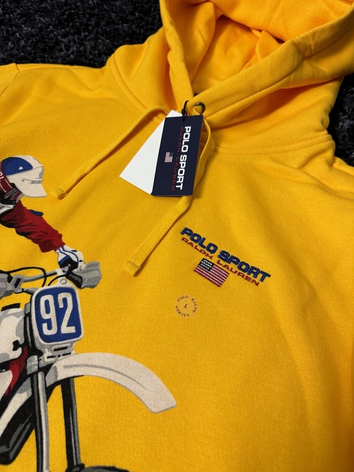 Polo Sport Ralph Lauren Motocross Polar Sudadera L(p2p 23,6) y XL(p2p 25,6) Foto 4 de 4