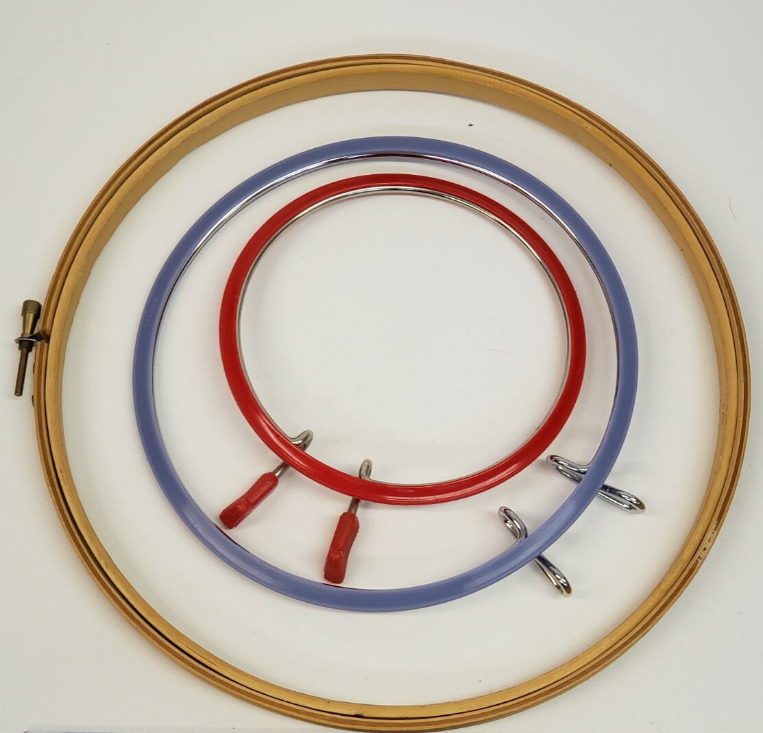 Set of Embroidery Hoops Frank Edmunds Bamboo 10 in in in