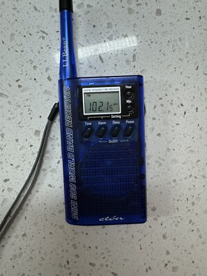 Eton/Grundig Mini 300 Handheld Compact Shortwave AM/FM Radio - Blue (M300BL)
