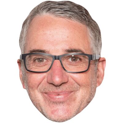 Stone Gossard (Smile) Celebrity Mask, Flat Card Face, Fancy Dress Mask