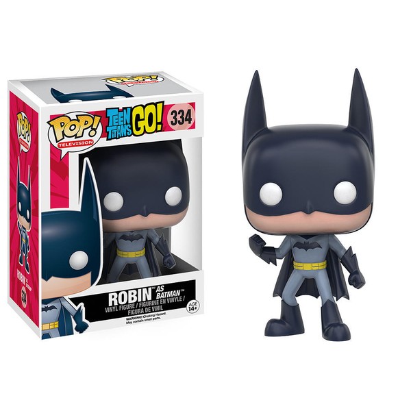 Robin As Batman Teen Titans Go! Pop! Television #334 Vinyl Figur Funko-image