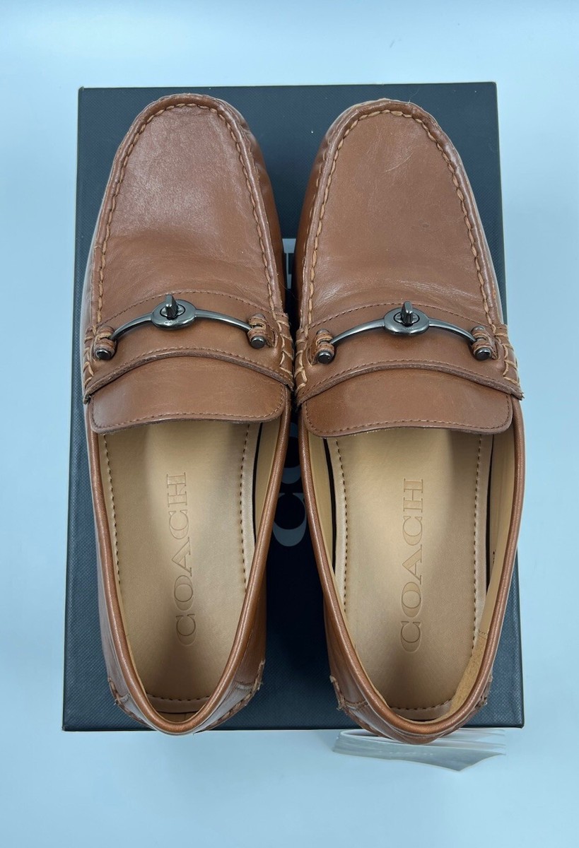 Coach Mott Driver IN SM LT FG2984 Dark Saddle Brown Loafer  display picture 1