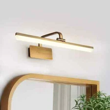 HUOKU Nimbus 15.7  1-Light Brass LED Bathroom Vanity Light Bar Wall Sconce
