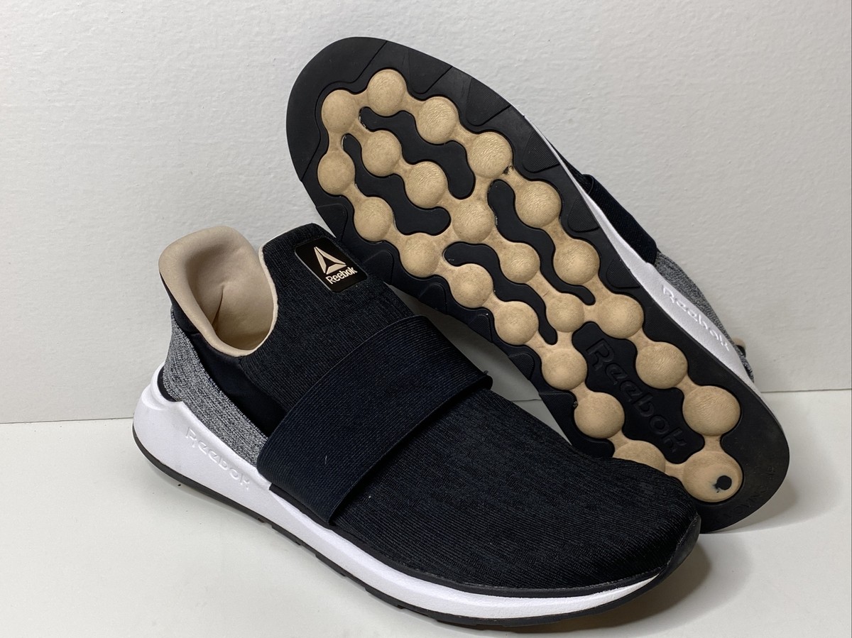 Reebok Ever Road DMX Slip On| Womens Size 11 Black/White | eBay Reebok Ever Road DMX Slip On| Womens Size 11 Black/White | eBay