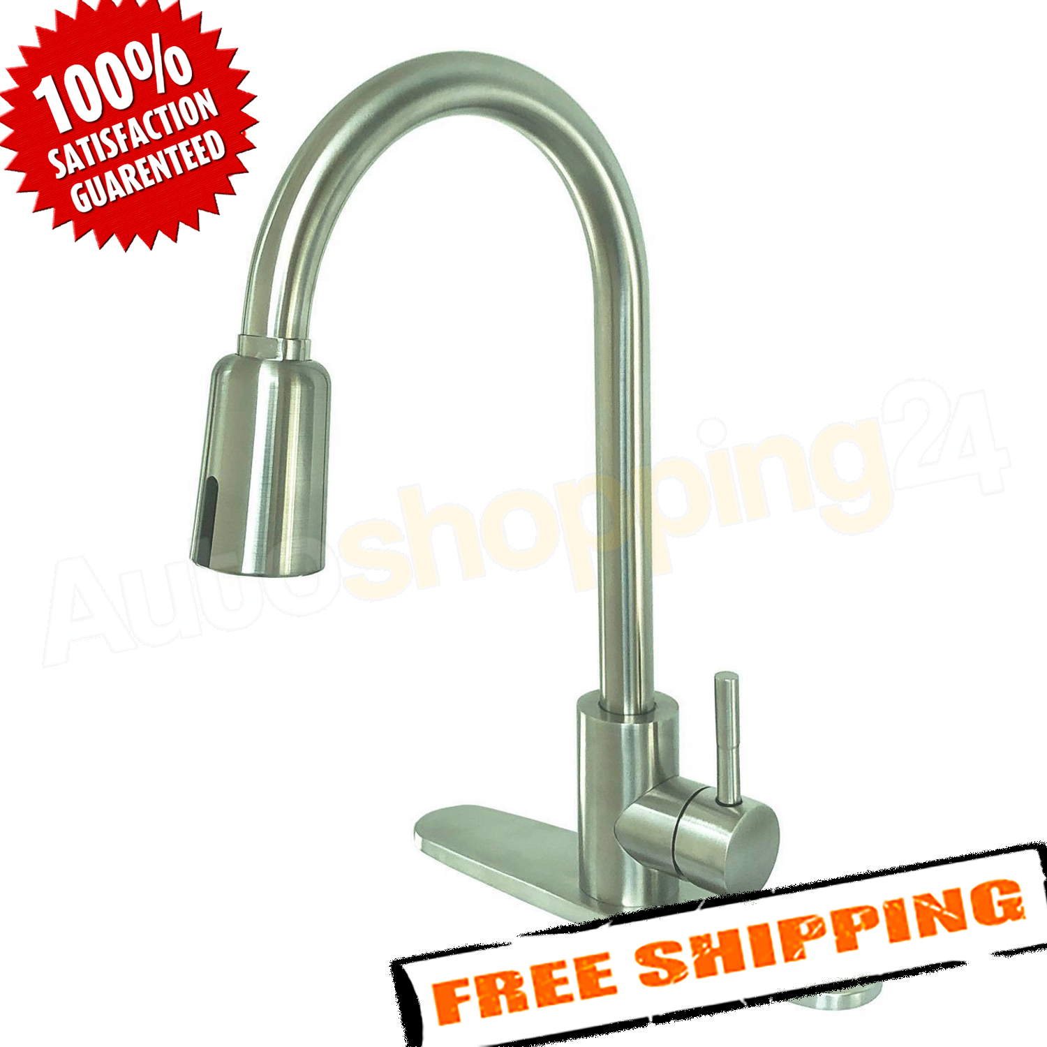Empire Faucets SLT4900TLNA Brushed Nickel Touchless Sensor RV Kitchen Faucet eBay
