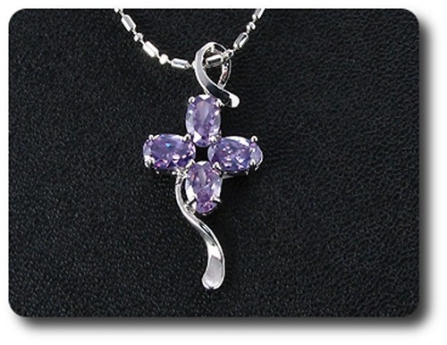 Pendentif émeraude 4x6 Mm Plaqué Or Blanc 18K - Neuf Avec étiquettes A Bijoux