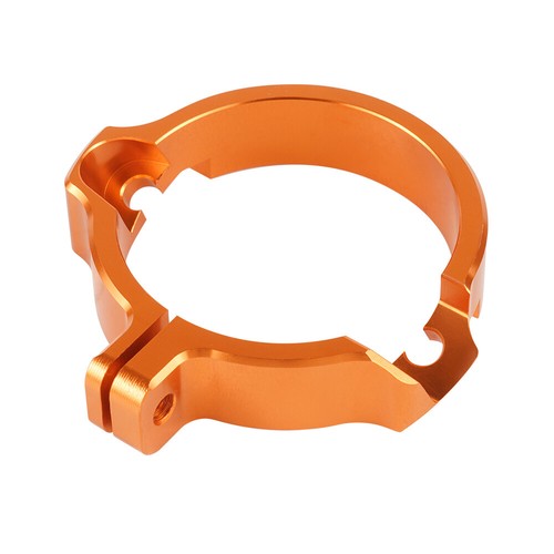 CNC Pipe Flange Guard Collar Clamps For KTM 250 300 SX XC TPI 2017-2022 Orange - Picture 6 of 9