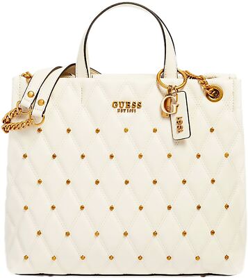 Guess Qs855324 Triana Damen Freundin Einkaufstasche Damen Tasche aus Elfenbein