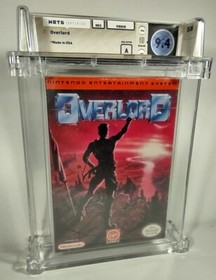 Overlord New Nintendo NES Factory Sealed WATA Grade 9.4 A Mint Rare