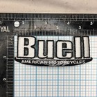 Vintage Buell Usa American Motorcycles Advertising 3.5" Text Logo Iron On Patch