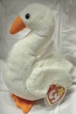 Gracie The Swan Ty Beanie Baby 1996 Retired Mint With Mint Tags