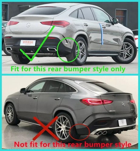 Genuine Set Splash Guards Mud Flaps FOR 2020-2024 Mercedes Benz GLE Coupe C167 - Picture 4 of 8