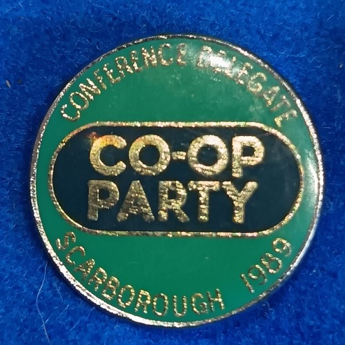Prendedor insignia Scarborough 1989 esmalte político partido cooperativo cooperativo - Imagen 6 de 6