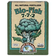 Down To Earth Organic Bio-Fish 7-7-2 All Natural Fertilizer Mix, 5 lbs