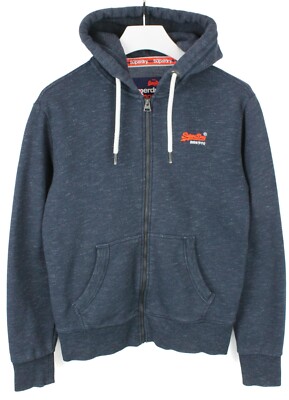 Superdry Orange Label Zip Hoodie Men's Zip Fly SMALL