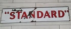 VINTAGE ORIGINAL STANDARD OIL PORCELAIN SIGN 51" X 11" ESSO SERVICE STATION BIG