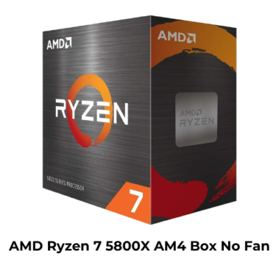 Box No Fan AMD CPU Ryzen 5800X Processor 105W AM4 100-100000063WOF