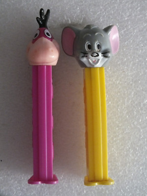 2 alte  PEZ Spender - Flintstones - DINO und TOM & JERRY - JERRY - MG 37