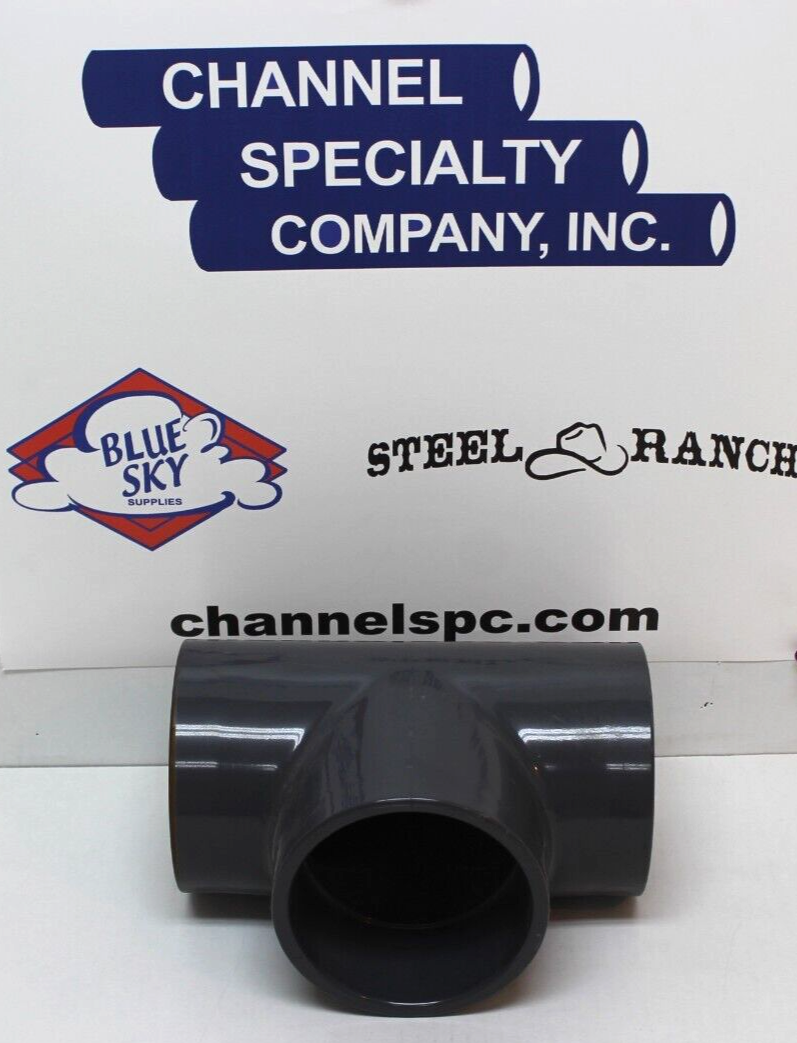 4-Inch Sch80 PVC Socket Weld Tee Spears Brand