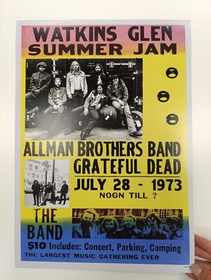 The Allman Brothers Band Tour Poster | eBay