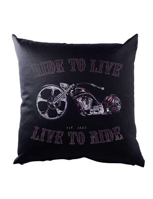 Live To Ride Dekokissen Ride To Live Biker Rider Samcro Mc Rocker Club Soa