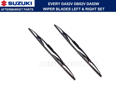 SUZUKI EVERY DA52V DB52V DA52W WIPER BLADES LEFT & RIGHT SET VAN WAGON KEI MINI