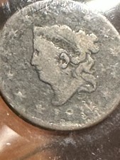 1816 Matron Head Large Cent  KM#45 AG Grade.