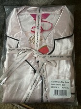 BNIP A Gift From The Gods XL pink Satin Shorts Set