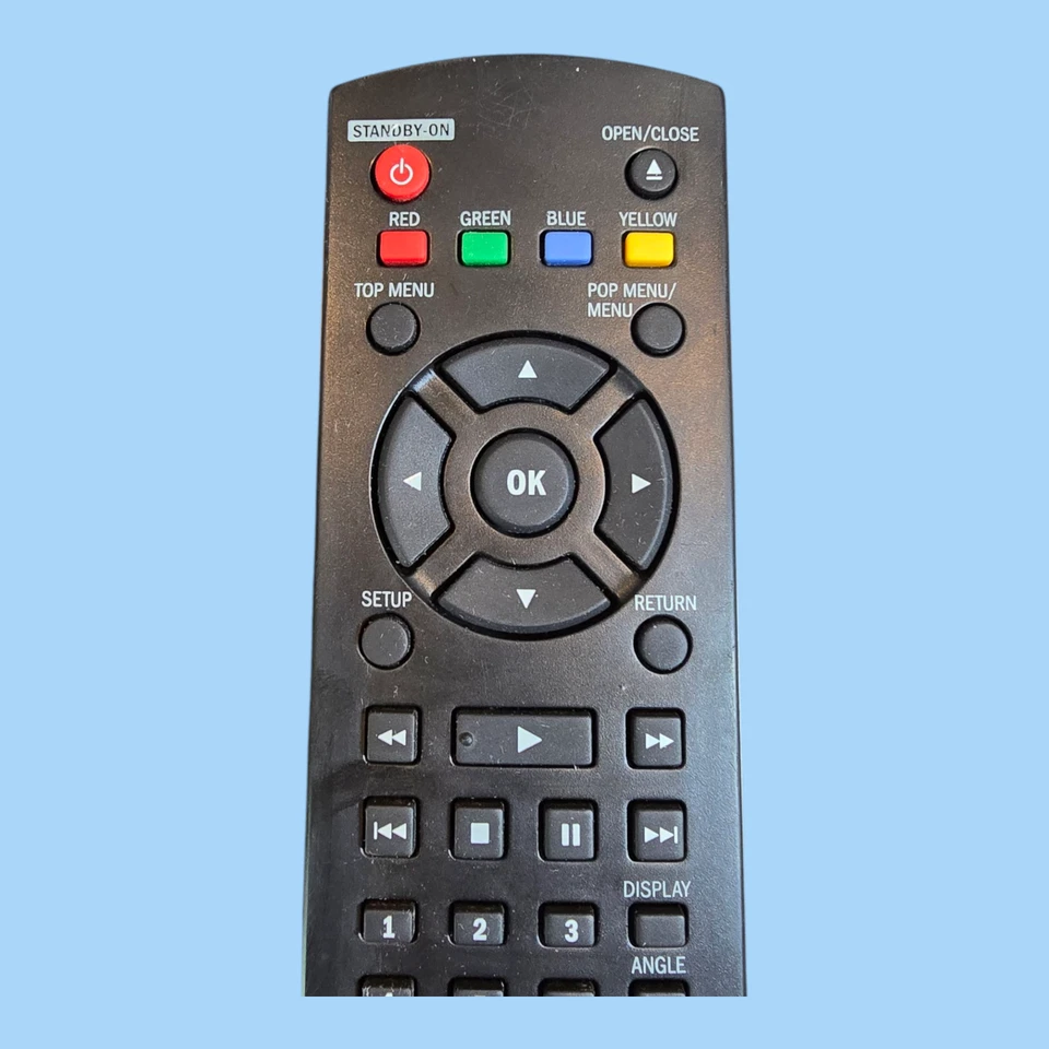 Magnavox NB950 Blu-ray Player Remote Control Black Infrared Tested - Image 2 of 4