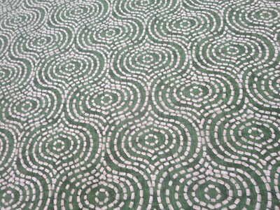 RM Coco Fabrics Pattern Encircled Color Pine 1.3 Yd x 54 In Curvy Geometric