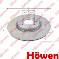 Fits Vauxhall Corsa 2006- Adam 2012-2019 Brake Disc Front Howen #1