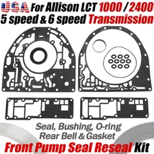For LCT 1000-2400 Transmission Front Pump Seal Gasket Reseal Kit 5spd & 6spd too
