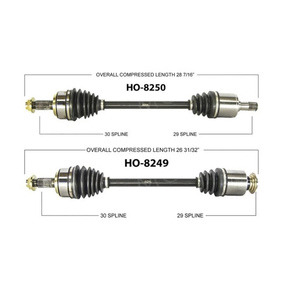 2 eixos dianteiros SurTrack CV compatíveis com Honda Ridgeline 2006-2014 - Imagem 2 de 4