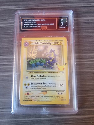 Light Toxtricity GMA 7 NM HOLO Celebrations SWSH137 Cgc psa bgs