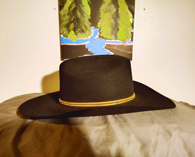 Bailey Tornado Ty Murray Black Western Cowboy Hat, Size 7 1/2