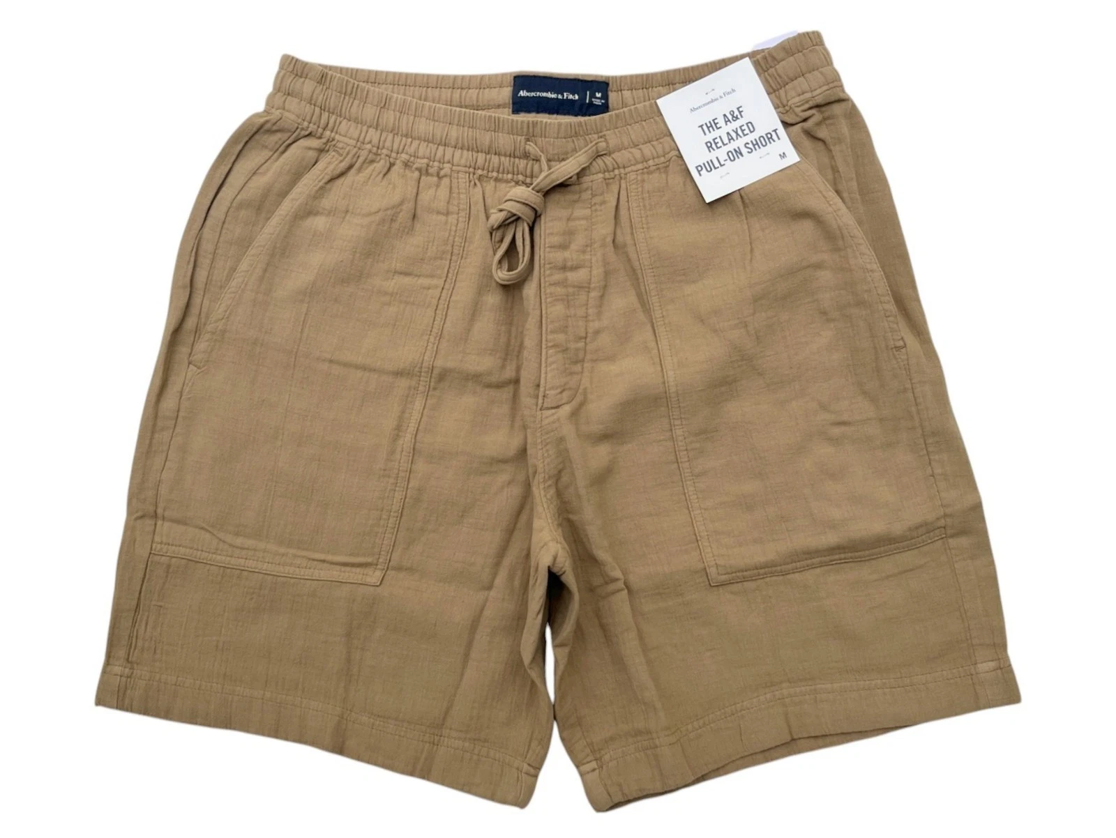 Abercrombie & Fitch Mens Brown Relaxed Linen Blend Pull On Shorts 7" Inseam M L
Opens in a new windo